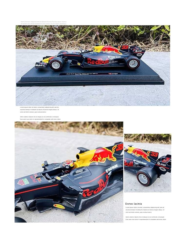 1/43 Red Bull Racing RB13 #33 M.フェルスタッペン Bburago 1:43 Max Verstappen Red Bull RB13 #33 formula 1 2017